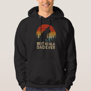 Mens Retro Vintag Bester Koala Vater je Vater's Da Hoodie