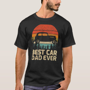 Mens Retro Vintag Bester Vater für Auto je Vaterta T-Shirt