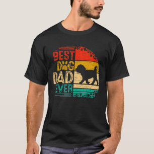 Mens Retro Vintag Sunset Best Maltese Dog Vater Ev T-Shirt