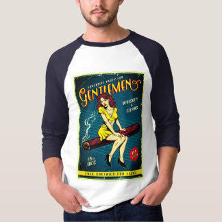 MENS | RETRO | WHISKEY & CIGARS | T-SHIRT