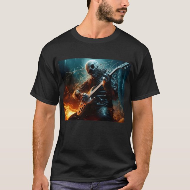 men's rockin' zombie t-shirt (Vorderseite)