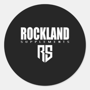 Mens Rockland Supplement Gym Fitness Workout Body Runder Aufkleber