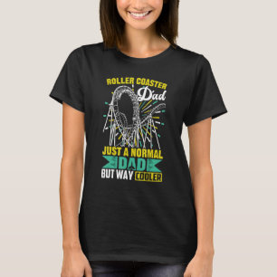 Mens Roller Untersetzer Vater Vergnügungspark T-Shirt