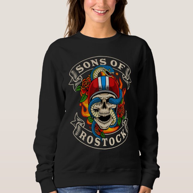Mens Rostock Biker Sons of Rostock Sweatshirt (Vorderseite)