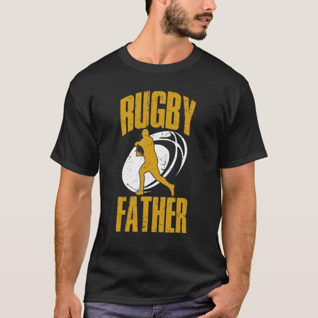 Mens Rugby Player Rugby Sports Rugby Father Rugby T-Shirt (Vorderseite)