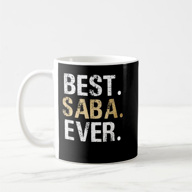 Mens Saba Geschenk von Grandtochter Grandson Best  Kaffeetasse (Links)