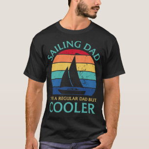 Mens Sailing Vater - Segelschiff Captain S T-Shirt