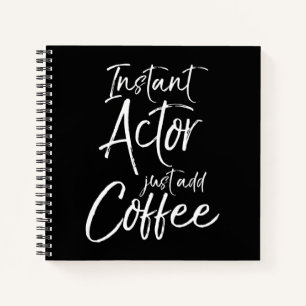 Mens Schauspiel Frauen Instant-Schauspielerin einf Notizbuch