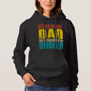 Mens-Schmetterlinge oder Insekten-Vater Wie ein re Hoodie