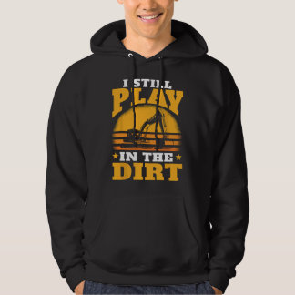 Mens Schwergerätebediener I Spiele immer noch in d Hoodie
