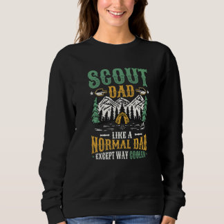 Mens scout Vater wie ein normaler Vater, außer vie Sweatshirt