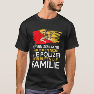 Mens Sicily Familie Sizilian T-Shirt