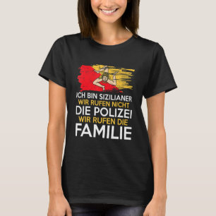 Mens Sicily Familie Sizilian T-Shirt