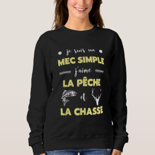 Mens Simple Duck Junting Man Spaß Hunter Sweatshirt