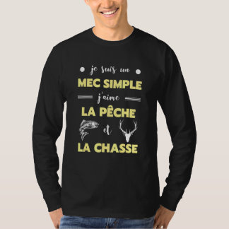 Mens Simple Duck Junting Man Spaß Hunter T-Shirt