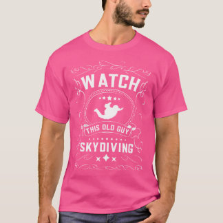 Mens Skydiving Parachute Base Jumping - Old Typ Sk T-Shirt