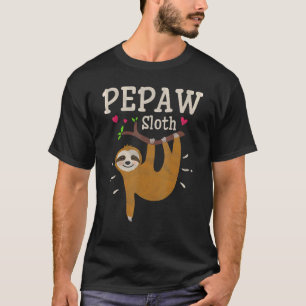 Mens Sloth Graphic Spaß Zoo Animal Pepaw T-Shirt