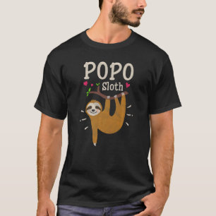 Mens Sloth Graphic Spaß Zoo Animal Popo T-Shirt