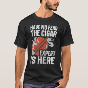 Mens Smoking Cigars Zitat für einen Autoexperten T-Shirt