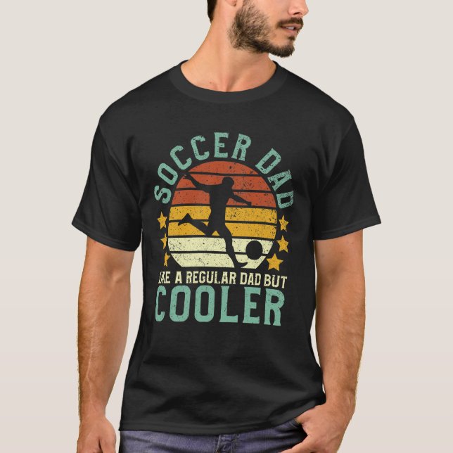 Mens Soccer Vater Funny Soccer Player & Fan Vater' T-Shirt (Vorderseite)