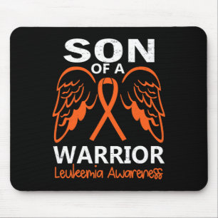 Mens Sohn eines Kriegers Leukämie Bewusstsein Ange Mousepad