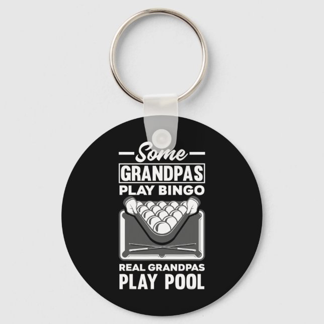 Mens some Grandpas Play Bingo Real Grandpas Play Schlüsselanhänger (Vorderseite)