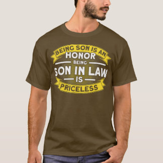 Mens Son ist eine Ehrenfamilie T-Shirt