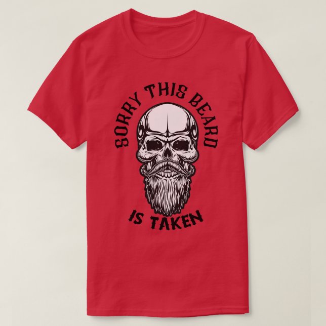 Mens Sorry, dieser Bart wird niedlich Bart Grafik  T-Shirt (Design vorne)