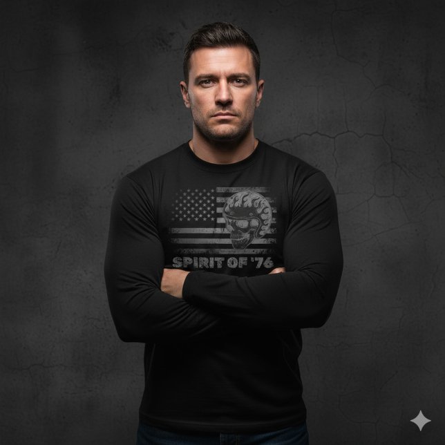 ​Men's Spirit of 76 Chopper Skull Shirt (Von Creator hochgeladen)