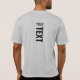 Mens Sport Back Side Print Template Moderne T-Shirt (Rückseite)