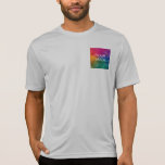 Mens Sport Moderne Silber doppelseitige Printwerbu T-Shirt<br><div class="desc">Fügen Sie Ihren Bildtext hier Modernes Template Mens Sport-Tek Mitbewerber Activ Silver doppelseitigen Print T - Shirt.</div>