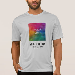 Mens Sport T - Shirt Ihr Bild Text hier Vorlage