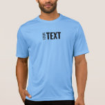 Mens Sport-Tek Mitbewerber Actrawear Carolina Blue T-Shirt<br><div class="desc">Fügen Sie Ihren Text hier Moderne Vorlage Mens Sport-Tek Wettbewerber Actrawear Carolina Blue T - Shirt.</div>