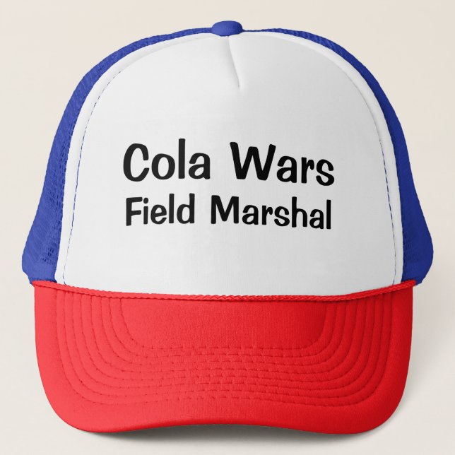Mens Sportswear Baseball COLA WARS FIELD MARSHAL Truckerkappe (Vorderseite)