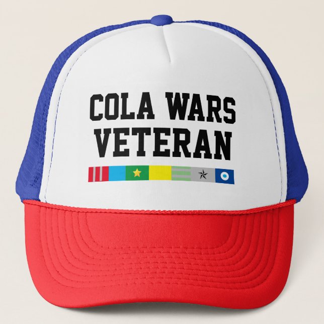 Mens Sportswear Baseball COLA WARS VETERAN Truckerkappe (Vorderseite)