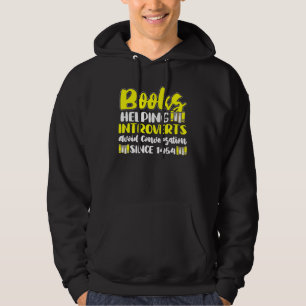 Mens stellt Bücher vor, die antisoziale Person les Hoodie