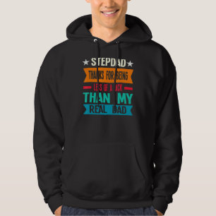Mens Stepdad Danke für euren Vater Vater Hoodie