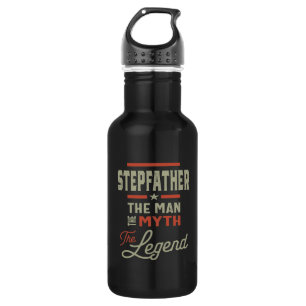 Mens Stepfather Der Mensch Der Mythos der Legende Edelstahlflasche