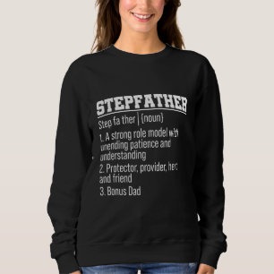 Mens Stepfather Noun Definition Vatertag Stepd Sweatshirt