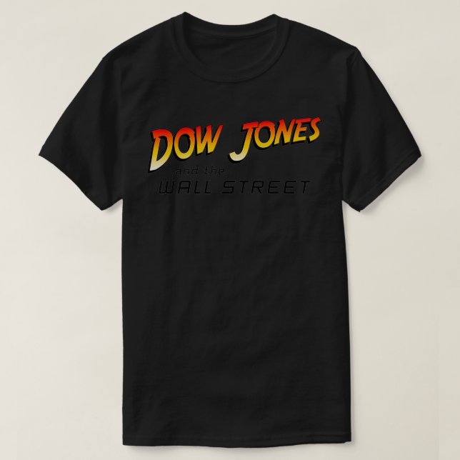 Mens Stock Echange Dow Jones Wall Street Stock Tra T-Shirt (Design vorne)