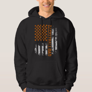 Mens Stolz Basketball Vater Ich USA Flagge Daddy T Hoodie