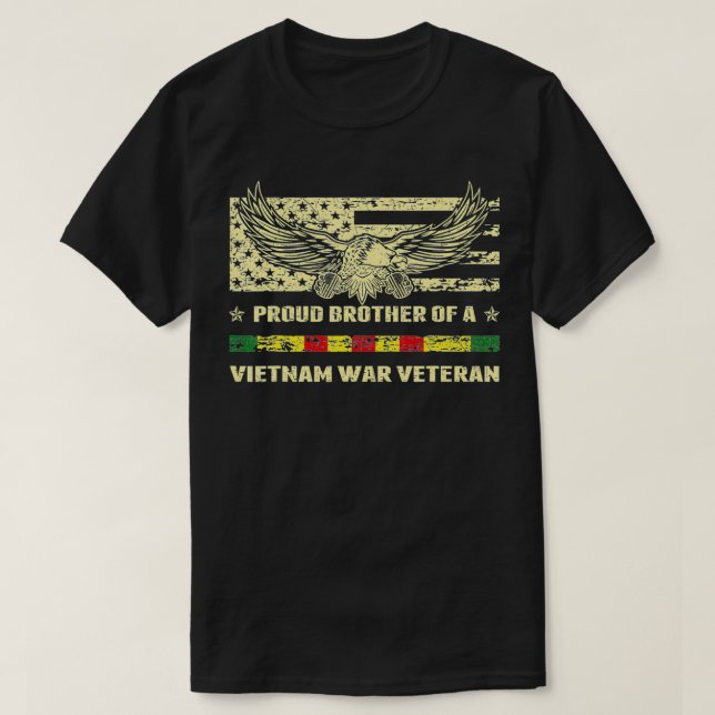 Mens Stolz Bruder eines vietnamesischen Veteranen- T-Shirt (Design vorne)