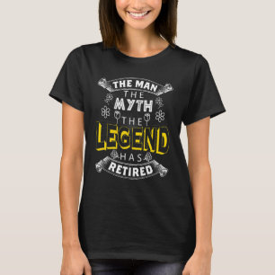 Mens Stolz ermüdete Vintage Vater-Repräsentanten f T-Shirt