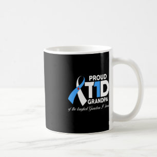 Mens Stolz T1D Großvater von Opa Diabetes Awaren Kaffeetasse