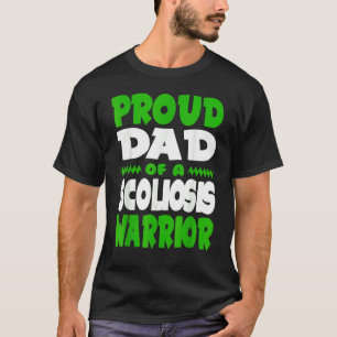 Mens stolz Vater eines Skoliose-Kriegers 1 T-Shirt