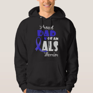Mens Stolz Vater von als Krieger Familie Matching Hoodie