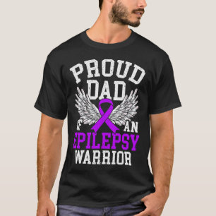 Mens Stolzer Vater einer Epilepsie-Epilepsie-Awa T-Shirt