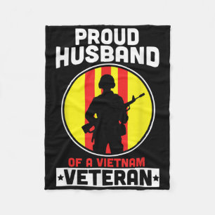 Mens Stolzes Ehemann eines vietnamesischen Veteran Fleecedecke