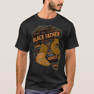 Mens Strong Black Vater King African Black History T-Shirt