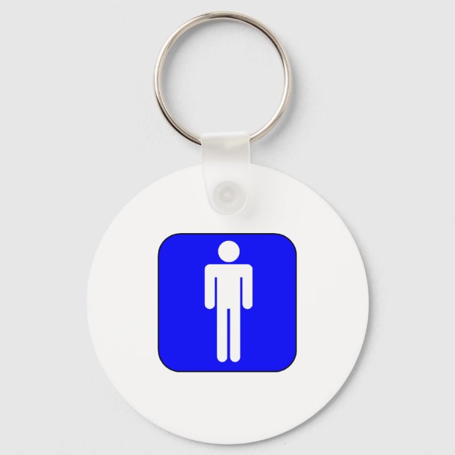 Mens Symbol Schlüsselanhänger (Vorderseite)